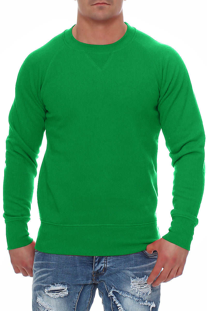 Herren Pullover in großen Größen in Gelbgrün