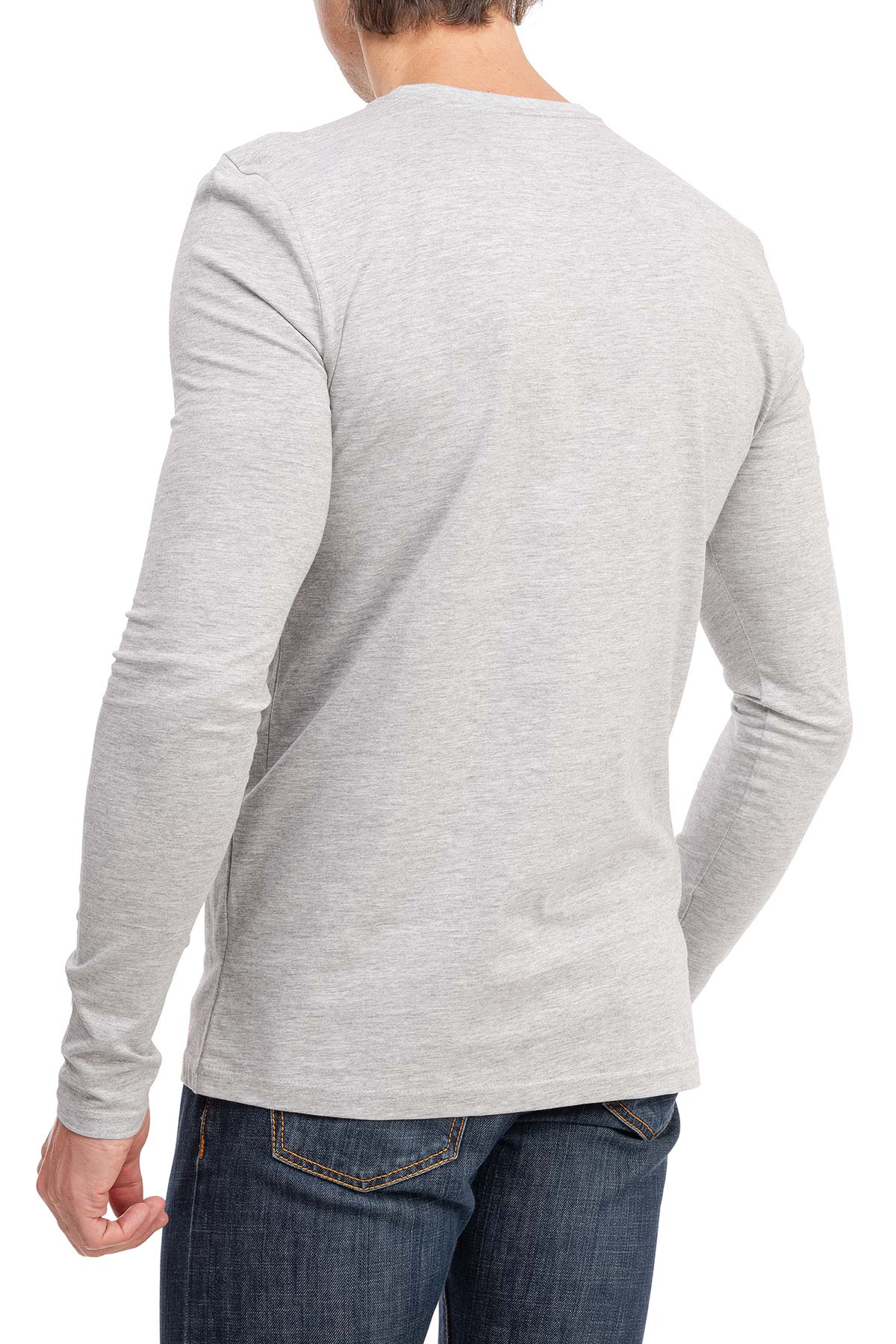 Herren Langarmshirt 3er Pack Baumwolle – Pineta