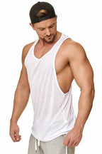 Muscle Shirt Herren Tank Top Weiß