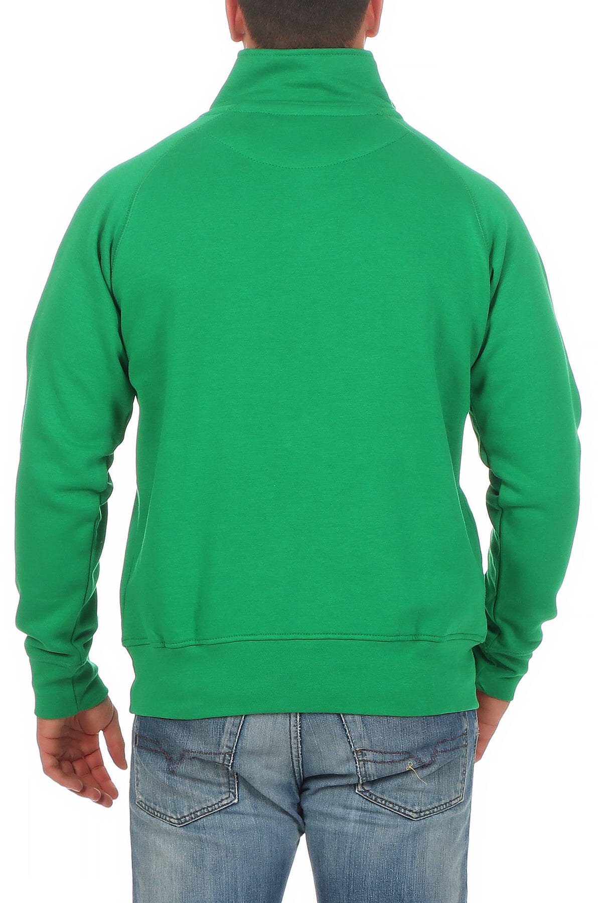 langlebiger Pullover für Männer Freizeit Arbeit in Gelbgrün