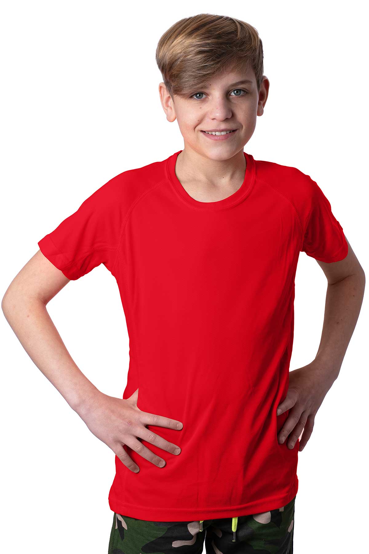 Maedchen Sportshirt rot