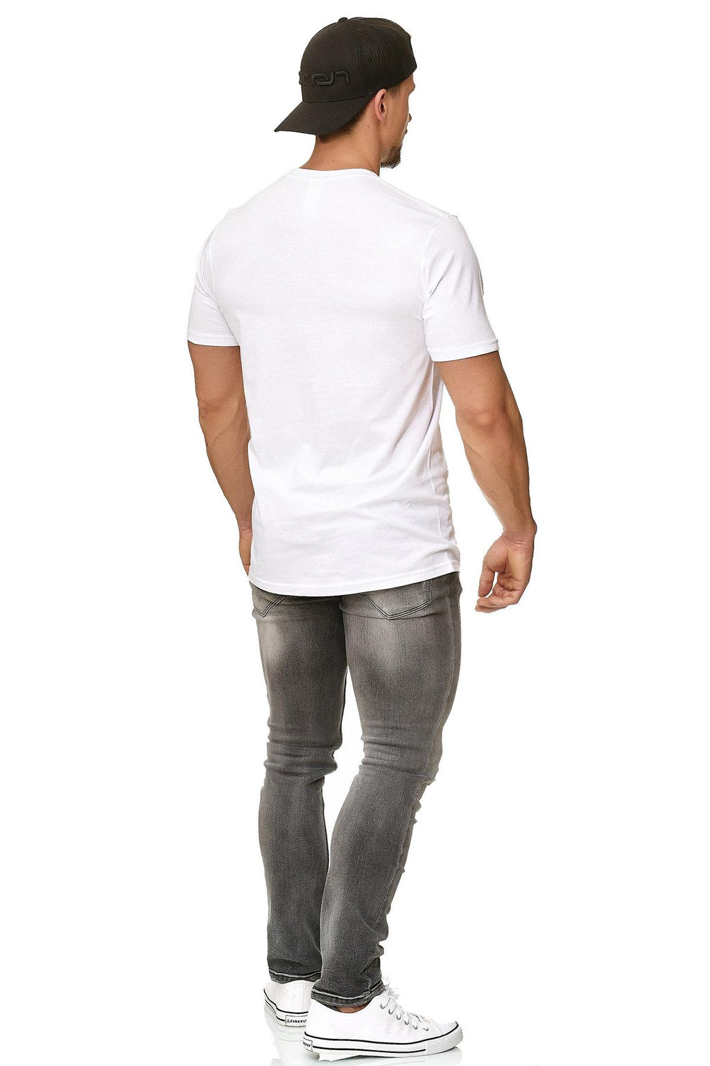 Herren T-Shirt Rundhals Baumwolle – Sunset