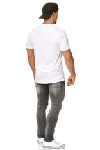 Herren T-Shirt Rundhals Baumwolle – Sunset