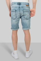 Herren kurze Jeans Hose Bermuda, Haka