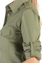 Hemd zum hochknöpfen