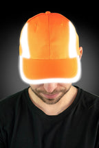 Warnschutz Cap mit Reflektionsstreifen in Gelb / Orange KX054