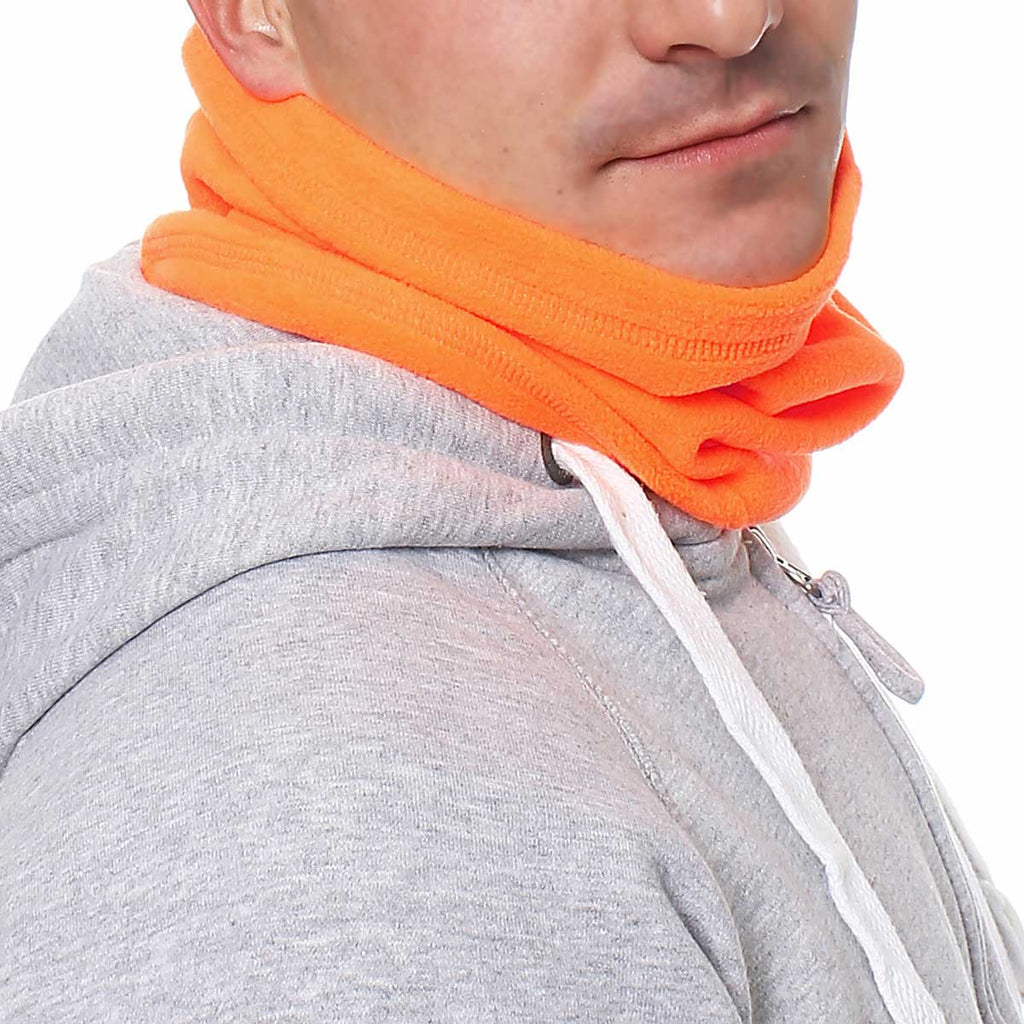 praktischer Unisex Schlauch-Schal aus Polyester in Orange