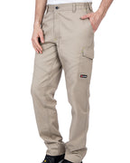 Herren Arbeitshose lang aus Baumwolle mit praktischen Taschen Worker