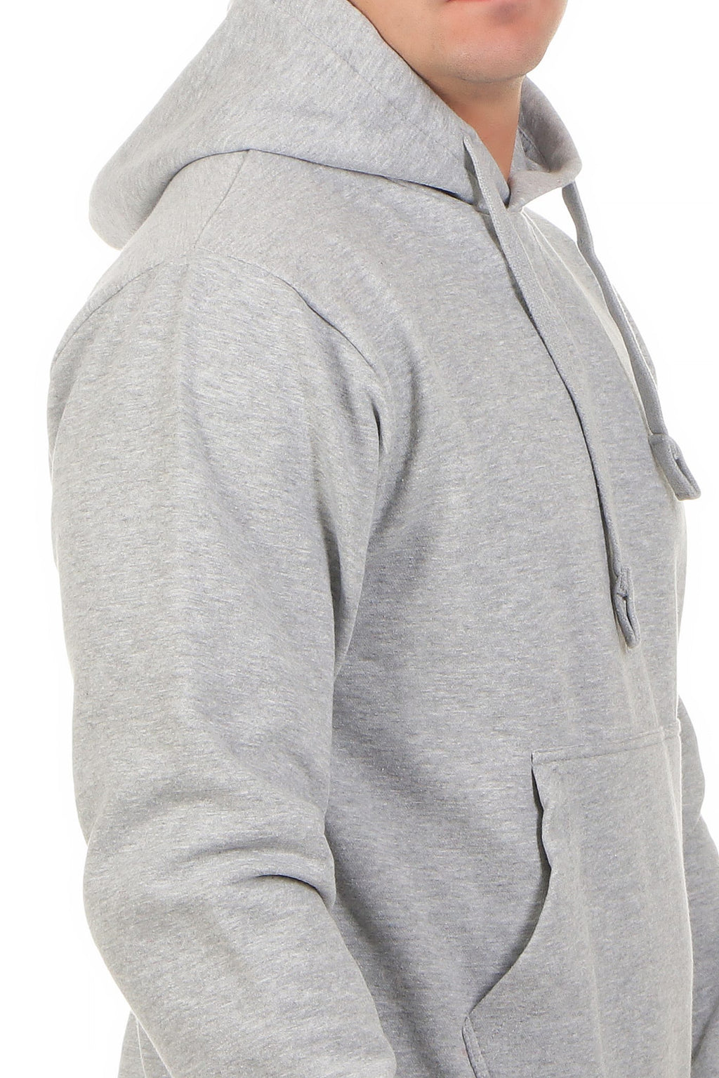 Arbeitspullover für Männer robust in Grau meliert