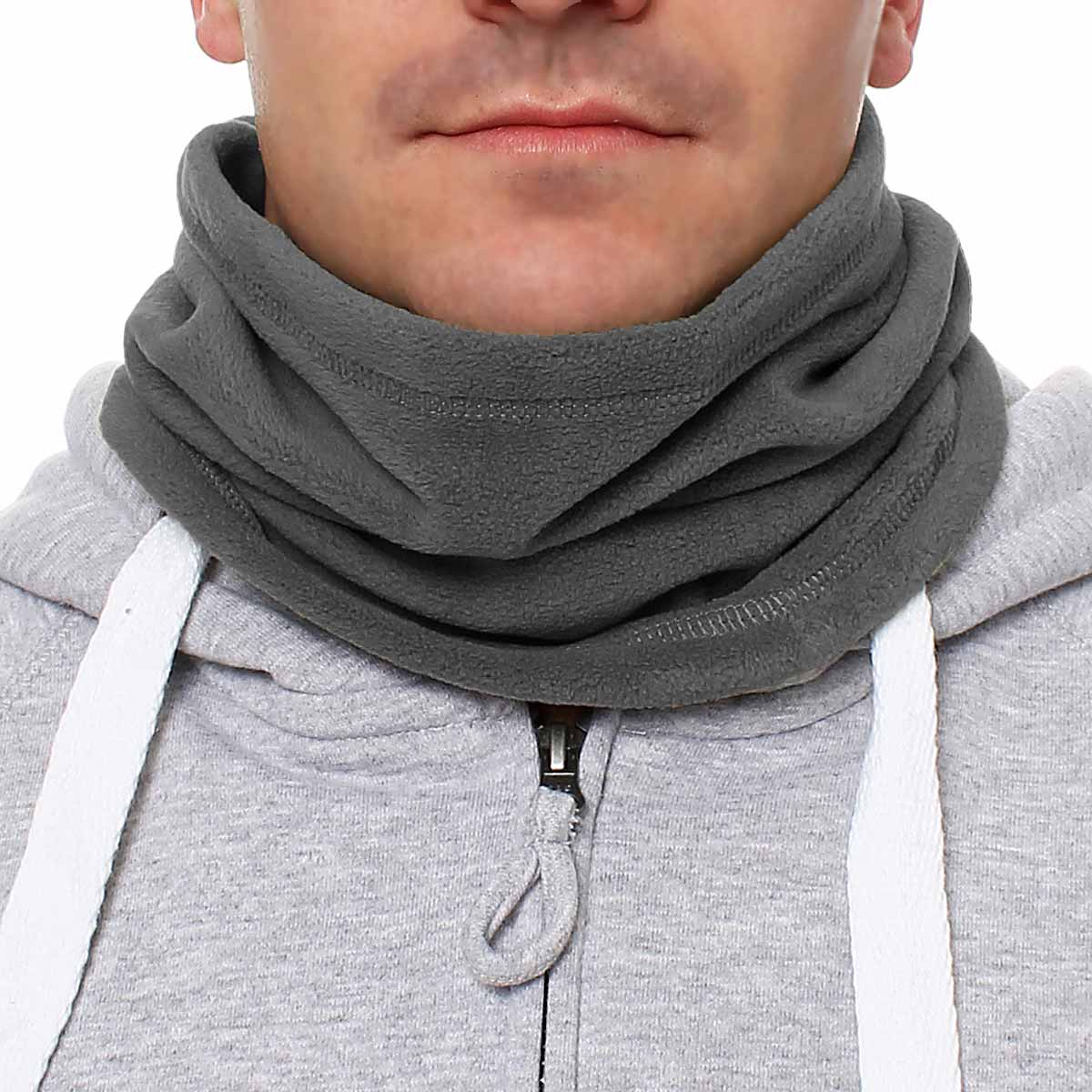 Herren Schlauchschal für Arbeit und Freizeit in Anthrazit