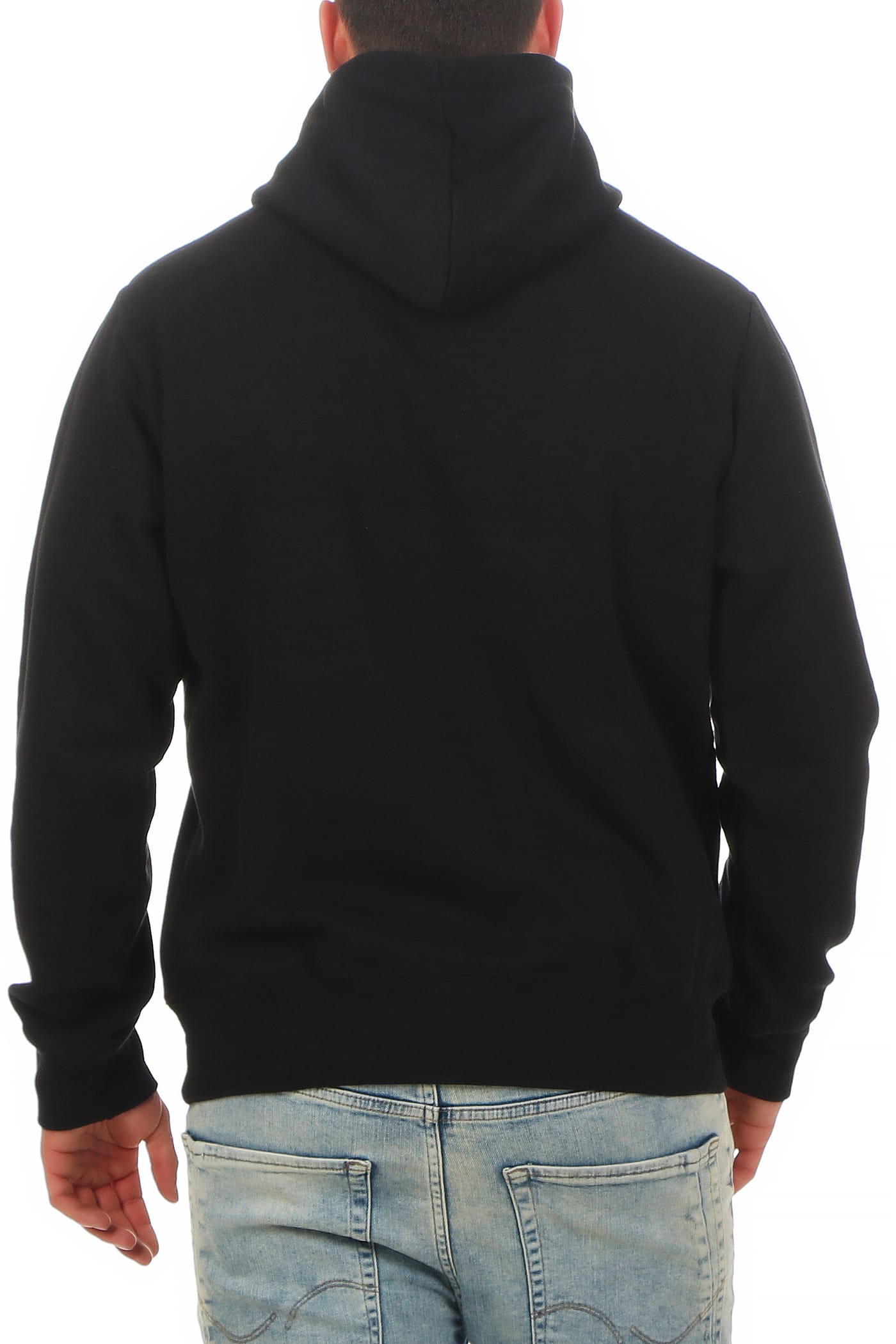 hochwertiger Pullover mit Kapuze für Herren in Schwarz