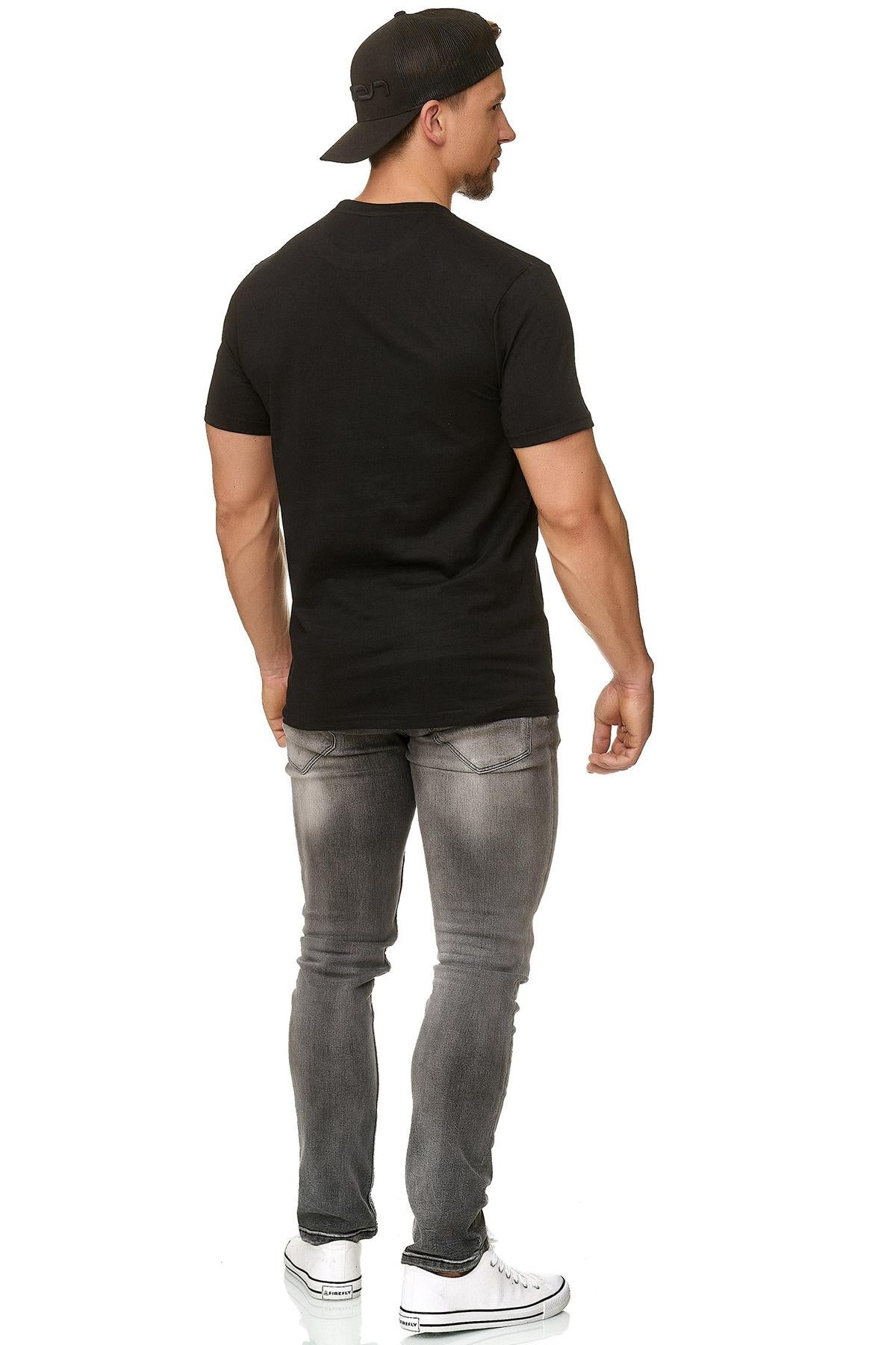 Herren T-Shirt Rundhals Baumwolle – Sunset