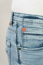 Herren kurze Jeans Hose Bermuda, Haka