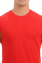 Happy Size Shirt mit Rundhalsausschnitt in Rot
