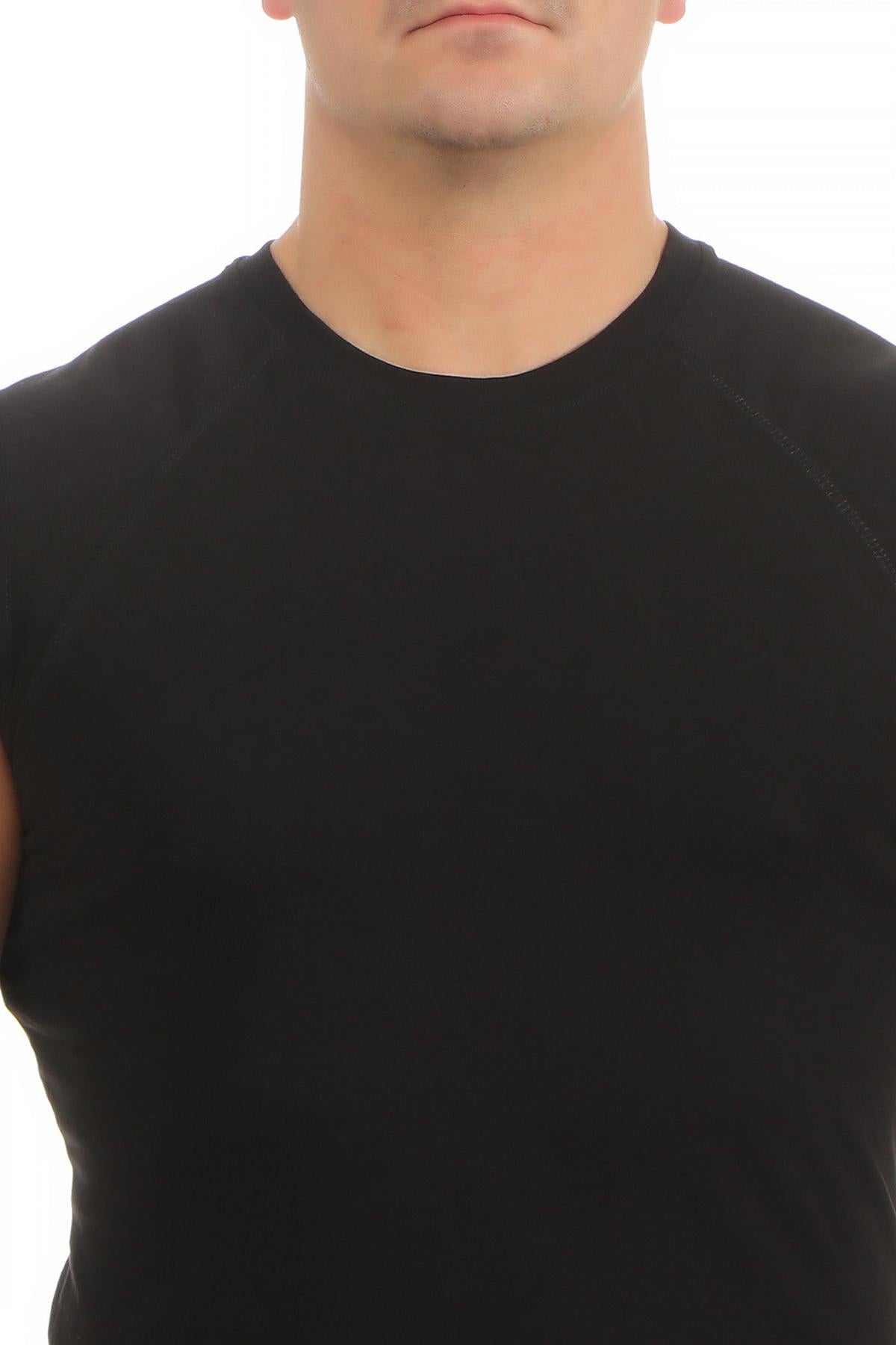 Happy Size Shirt mit Rundhalsausschnitt in Schwarz