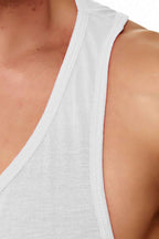 Muscle Shirt Herren Tank Top Weiß