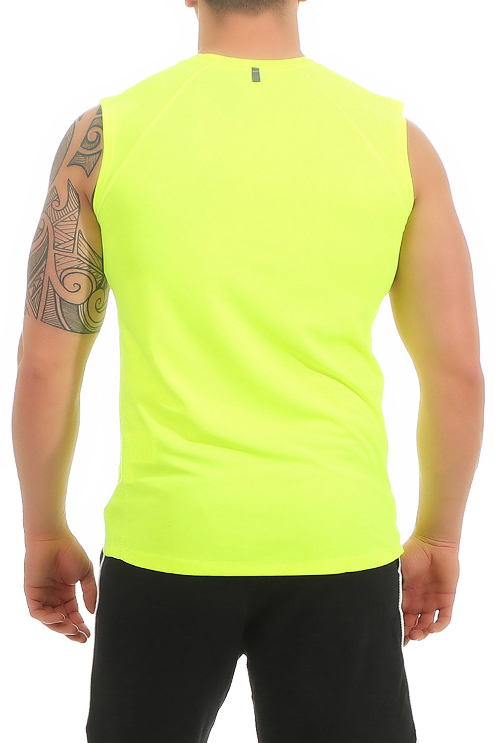 Tanktop fuer Sport und Gym in Gelb