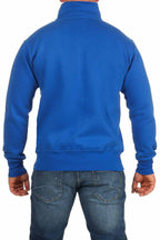 Herren Zipper für das ganze Jahr mit Stehkragen in Blau