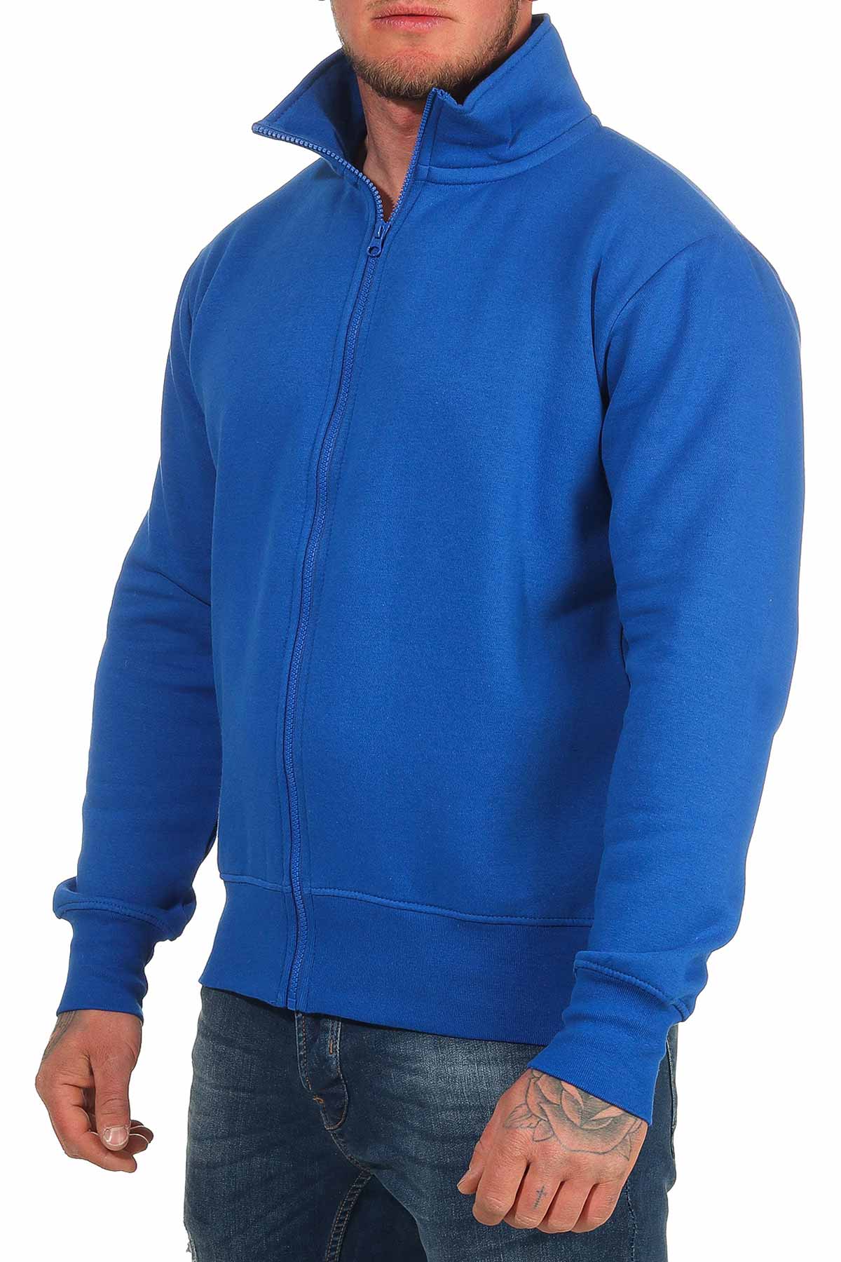 Herren Sweatjacke aus hochwertiger Qualität für den Alltag in Blau