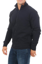 Herren Sweatjacke aus hochwertiger Qualität für den Alltag in Dunkelblau