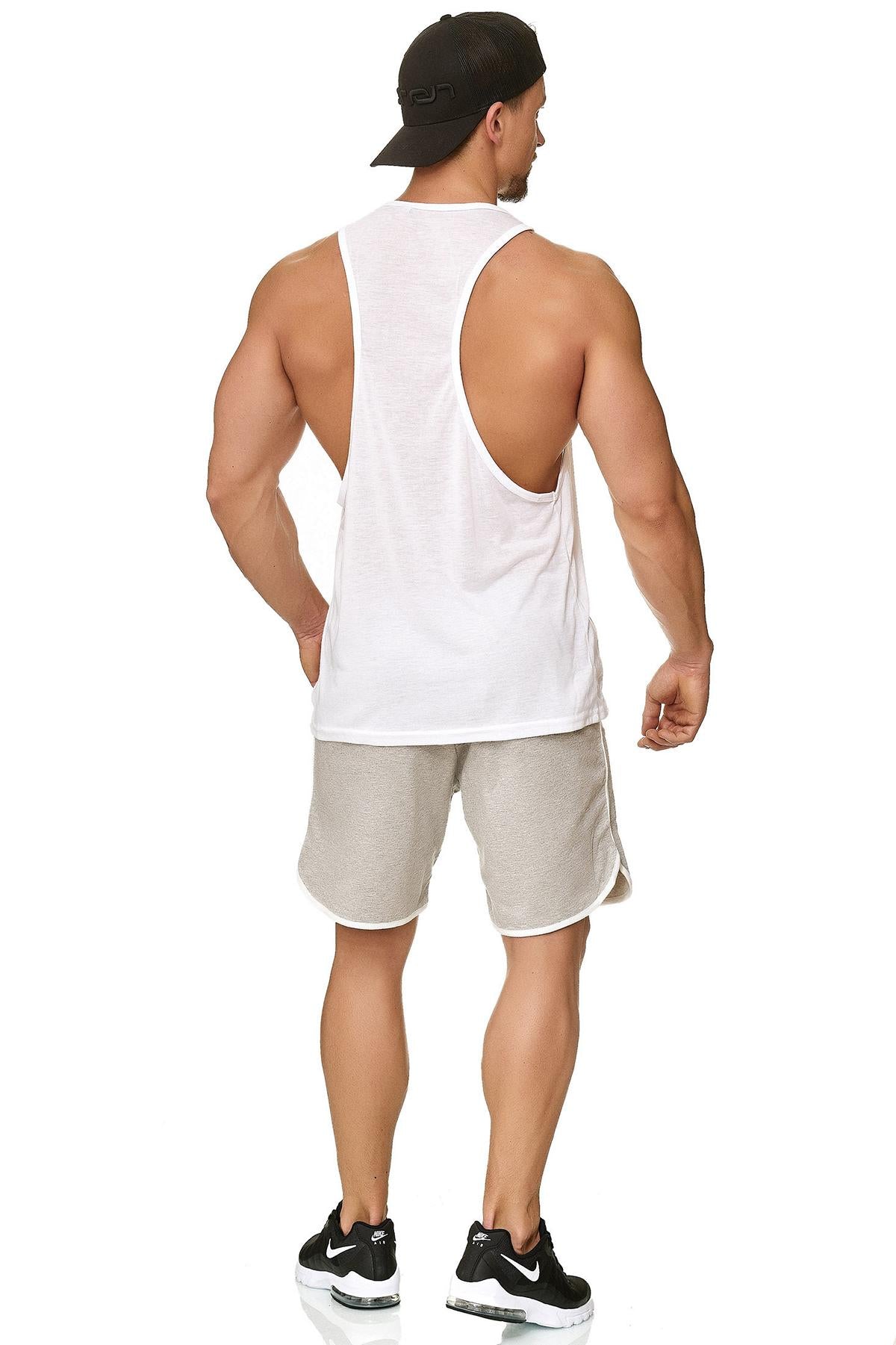 Muscle Shirt Herren Tank Top Weiß